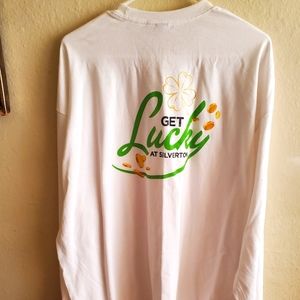 ‼️SOLD‼️ St. Patrick's Day Get Lucky Clover Silverton Casino Long Sleeve Shirt